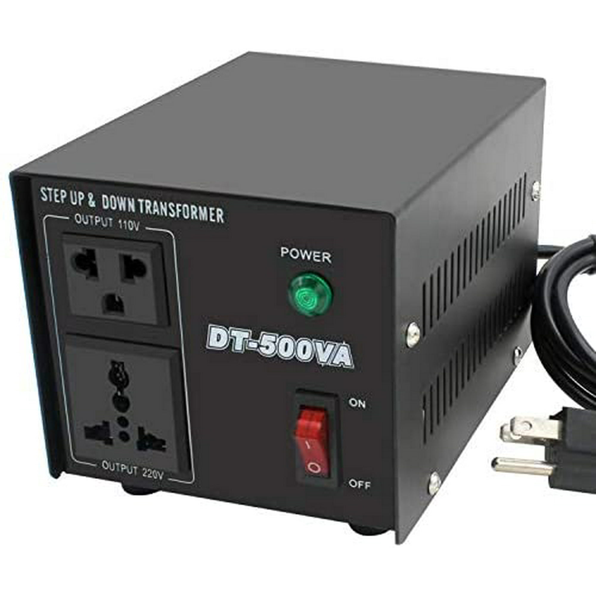 220/240 Volt 500 Watt Step Up/Down Converter 110/120 Volt Yinleader DT-500VA 500W Voltage Converter Transformer 220V to 110V, 110V to 220V 220/240 Volt 500 Watt Step Up/Down Converter 110/120 Volt Yinleader DT-500VA 500W Voltage Converter Transformer 220V to 110V, 110V to 220V